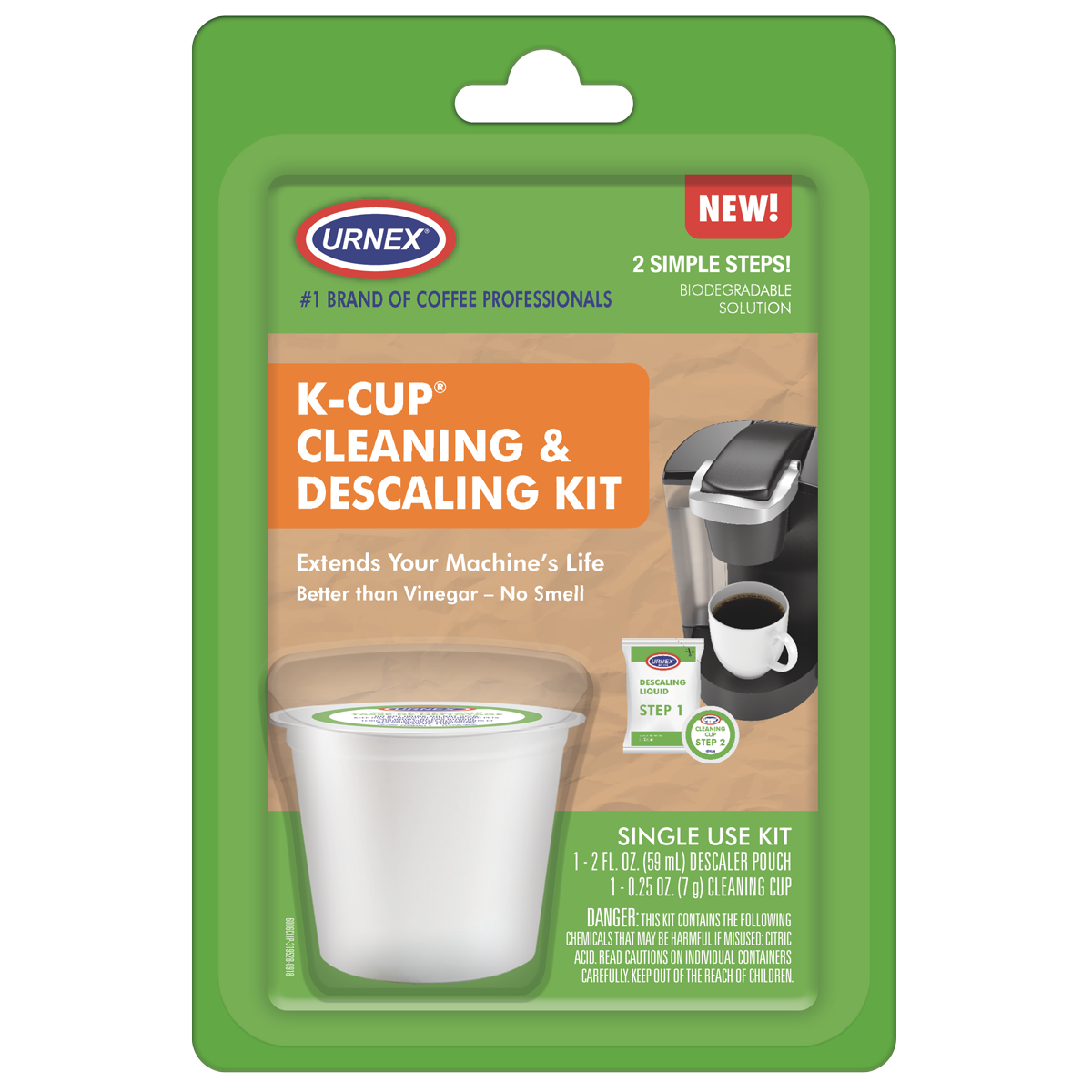Urnex K-Cup Cleaning & Descaling Kit